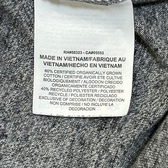 Nike Gray Long Sleeve Lightweight T-shirt Size Small Just Do It Logo (Unisex) - Picture 7 of 7